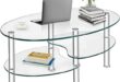 Exploring the Elegance of the Hysache Oval Glass Coffee Table