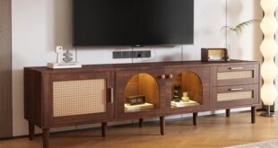 Transforming Our Living Room with a Stylish Rattan TV Stand