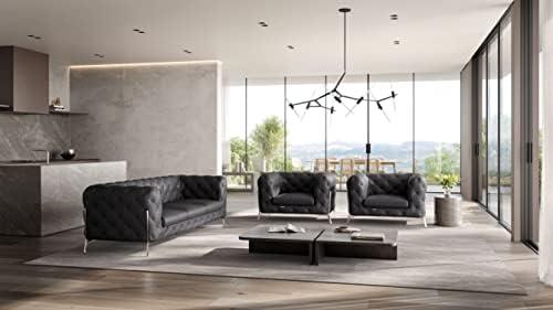 Elevate Our Space: A Review of the Modena Leather Sofa Set