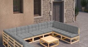 Transforming Our Patio: A Review of the 10-Piece Lounge Set