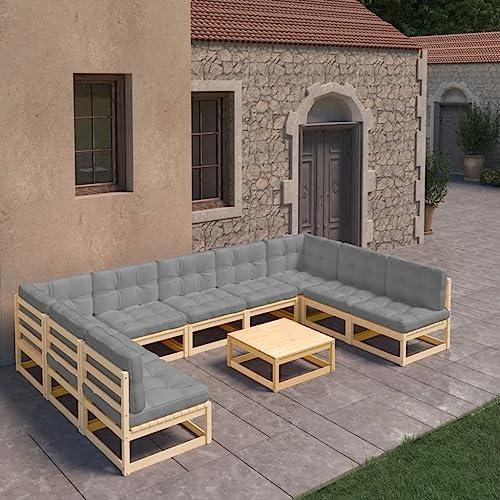 Transforming Our Patio: A Review of the 10-Piece Lounge Set