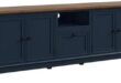 Transforming Our Space: A Review of the Navy Blue TV Stand