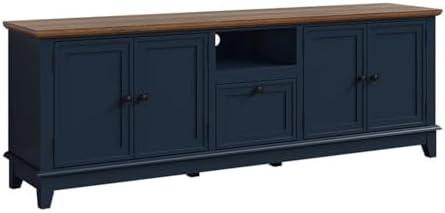 Transforming Our Space: A Review of the Navy Blue TV Stand