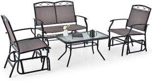 Transform Our Outdoor Space with Giantex’s 4-PC Glider Set!