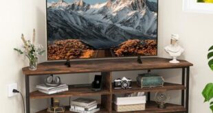 Maximizing Style and Function: Our Take on the Tangkula Corner TV Stand