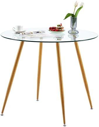 Effortless Elegance: Our Take on the 35″ Round Glass Table