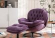 Unwinding in Style: Our Take on the Swivel Velvet Chair