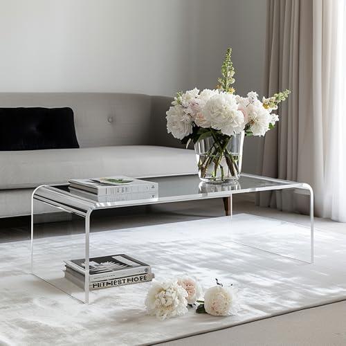 Elevate Our Space with BTLSWI’s Acrylic Coffee Table Review