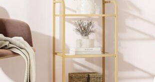 Stylish Storage Solution: Our Take on the Gold 3-Tier Bookcase