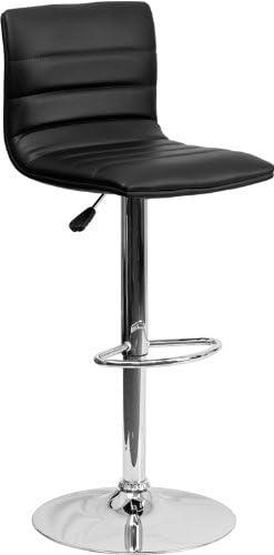 Discover Comfort: Our Take on the Adjustable Black Barstool