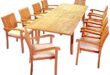 Unwind Outdoors: Our Take on the 11 PC Teak Dining Set