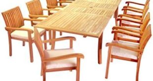 Unwind Outdoors: Our Take on the 11 PC Teak Dining Set