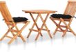 Rediscover Outdoor Elegance with Our Teak Bistro Set