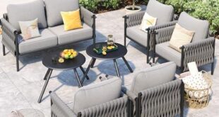 Creating Comfort: Our Experience with the Metal Patio Set