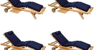 Discover Comfort: Our Review of the Teak Patio Set & Loungers