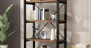 Exploring the Charm of Our 5-Tier Industrial Bookshelf