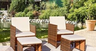 Transform Our Outdoor Space with Devoko’s Wicker Set