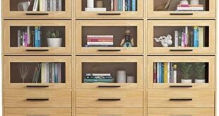 Exploring the KIRANDY Wood Bookcase: Style Meets Function