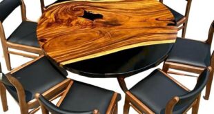 Elevate Our Living Space with the Epoxy River Table