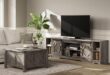 Discovering the WAMPAT Farmhouse TV Stand & Coffee Table Set