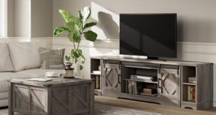 Discovering the WAMPAT Farmhouse TV Stand & Coffee Table Set