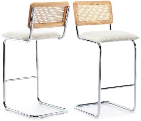 Elevate Our Space: Reviewing ONEVOG’s Boucle Bar Stool Duo