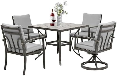 Finding Comfort and Style: Our Review of HAPPATIO Dining Set