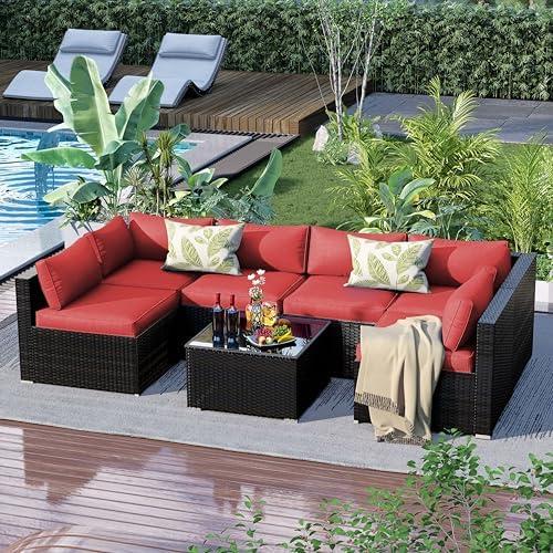 Transform Our Outdoor Spaces with This 7-Piece Patio Set!