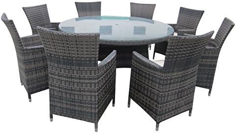 Transforming Our Patio: A Review of the 9-Piece Taupe Wicker Set