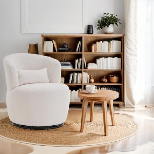 Spinning Comfort: Our Take on the Loojane Accent Barrel Chair