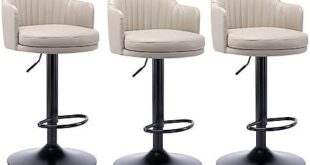 Elevate Our Space: Reviewing Khaki Swivel Bar Stools Set