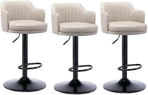 Elevate Our Space: Reviewing Khaki Swivel Bar Stools Set