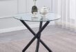 Elevate Our Dining Experience with the Stylish Glass Table