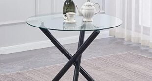 Elevate Our Dining Experience with the Stylish Glass Table