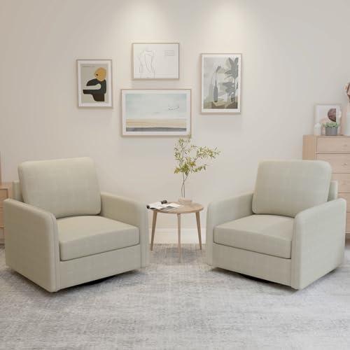 Cozy and Stylish: Our Review of the Swivel Accent Chair Set