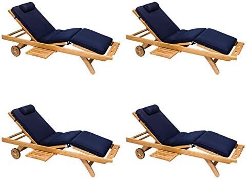 Discover Comfort: Our Review of the Teak Patio Set & Loungers