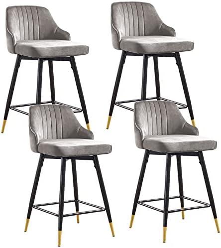 Stylish Velvet & Wood Bar Stools for Every Space