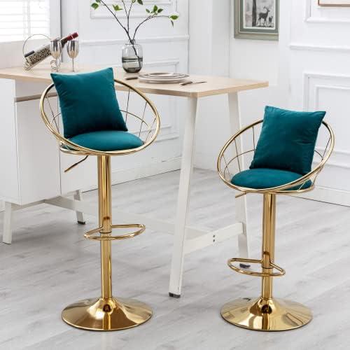 Stylish Velvet & Wood Bar Stools for Every Space