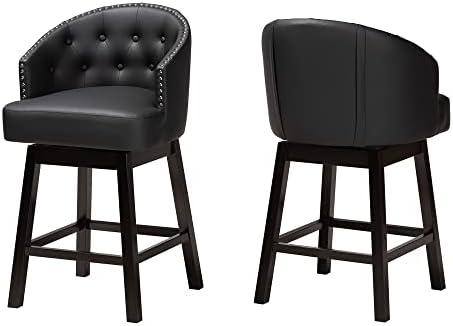 Stylish Velvet & Wood Bar Stools for Every ‌Space