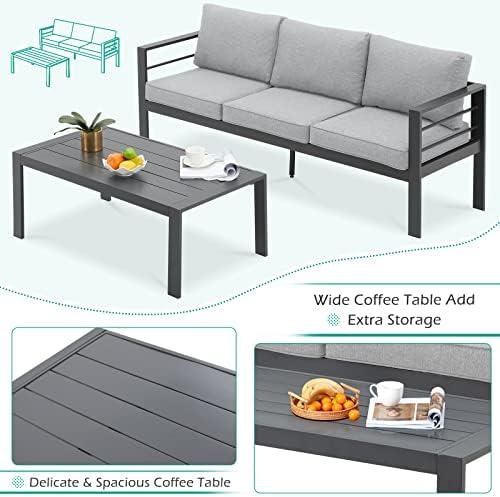 Transforming Our Outdoor Space: A Review of AECOJOY's Patio Set