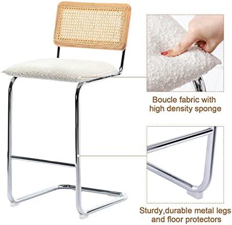 Elevate Our Space: Reviewing ONEVOG's‌ Boucle ‍Bar Stool Duo