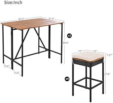 Elevate Our Outdoor Experience with Quarte's Modern Dining Set