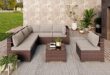 Elevate Our Outdoor Living with the 7-Piece Wicker Set