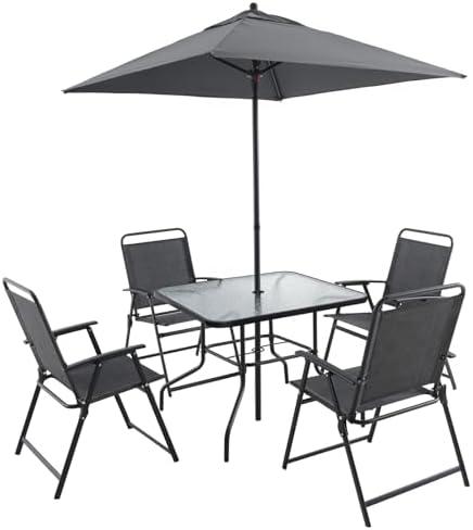 Enjoy Outdoor Dining: Our Review of the Grey Patio Set