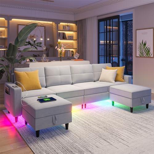 Unlocking Comfort: Our Experience with the Smart LED Sectional