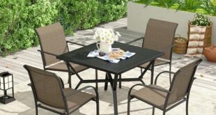 Transform Our Outdoor Oasis with the VICLLAX Dining Set