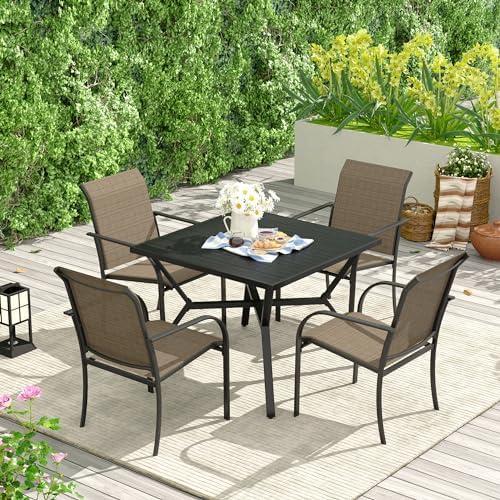 Transform Our Outdoor Oasis with the VICLLAX Dining Set