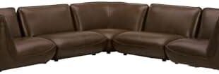 Comfy Elegance: Our Take on the Rustic Recluse Leather Sectional