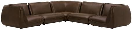 Comfy Elegance: Our Take on the Rustic Recluse Leather Sectional