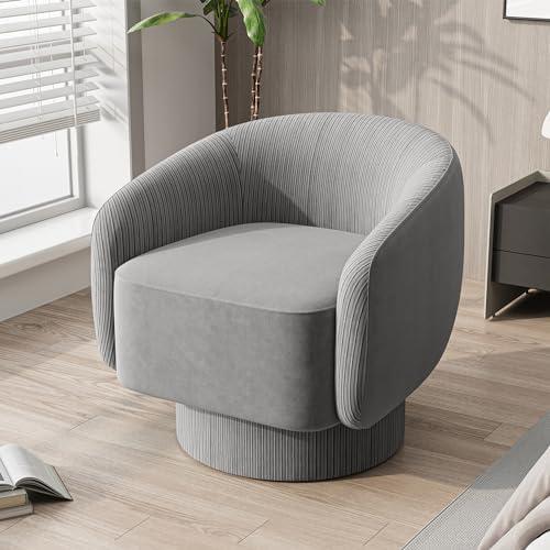 Discover Our Cozy Swivel Barrel Chair: Style Meets Comfort